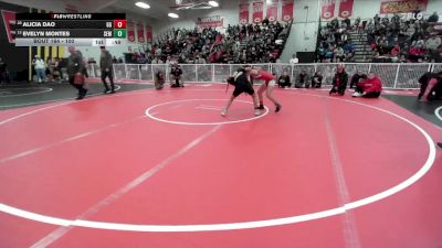 100 lbs Cons. Round 1 - Evelyn Montes, South El Monte vs Alicia Dao, Garden Grove