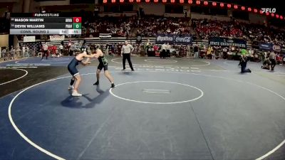 D 2 144 lbs Cons. Round 2 - Devin Williams, Prairieville vs Mason Martin, Archbishop Hannan