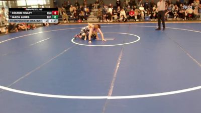 150 lbs Championship Bracket - Colton Kelley, Kearney vs Jaxon Ayres, North Platte
