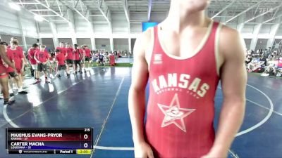 215 lbs Round 3 (8 Team) - Carter Green, Kansas vs Brennen McGill, Louisiana