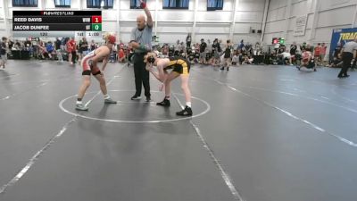 120 lbs Finals (2 Team) - Jacob Dunfee, Ohio Titan vs Reed Davis, West Virginia Wild