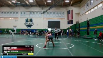 120 lbs Cons. Semi - Odessa Gordon, South Albany vs Sydney Matlock, Canby