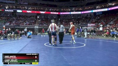 3A-150 lbs Champ. Round 1 - Casey Kelley, Prairie, Cedar Rapids vs Jake Jantzi, Davenport Central