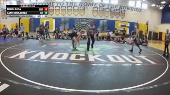 138 lbs Placement (16 Team) - Timmy Boda, Alpha Dogs vs Cane Smolarsky, The Outsiders