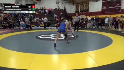 115 lbs Cons. Round 5 - Ashlyn Masters, Pryor HS vs Senna Grassman, Cleveland