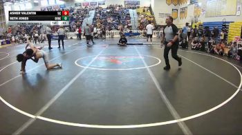 126 lbs Cons. Round 2 - Asher Valentin, YIC vs Seth Jones, Black Hive Wrestling Club