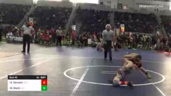 83 lbs Consi Of 8 #2 - Titus Watts, All American Training Center vs Logan Hansen, Vandals