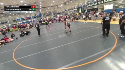 126 lbs 5th Place Match - Cullen Edwards, Unattached vs Lucas Barrios, Kongkrete