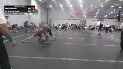 157 lbs Round 5 (6 Team) - Sam Soeffing, Kraken Blue vs Jayden Santiago, BECA