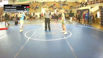 100 lbs Cons. Round 1 - Nolan Graeter, Clyde Amatuer Wrestling vs Tucker Jordan, Diamond Wrestling Academy