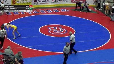 110 lbs Consi Of 32 #2 - Liam Israel, Northampton vs Caleb Gesuale, Franklin Regional