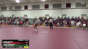99-101 lbs 1st Place Match - Riker Dewitt, Williamsburg vs Parks Grennan, Center Point-Urbana