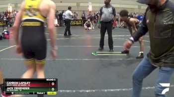 138 lbs Round 5 (6 Team) - Jack Ziegemeier, MO Outlaws vs Camron Lapsley, Beast Mode WA Green