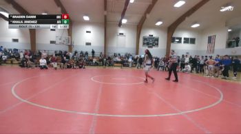 126 lbs Quarterfinal - Braden Damm, Academy Of The New Church vs Khalil Jimenez, Abington Friends School