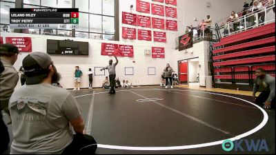 67 lbs Consolation - Leland Riley, Midwest City Bombers Youth Wrestling Club vs Troy Petry, Standfast