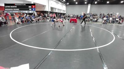 120 lbs Layne Martin, Team Michigan - Blue vs Brendon Oehme, South Dakota Blue
