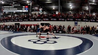 79 kg Cons. Round 2 - Deakon Bailey, Bearcat Wrestling Club vs Joshua Henderson, Unattached