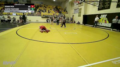 119 lbs Semifinal - Ethan Pick, Grove vs Austin Thatcher, Wagoner