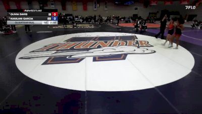 145 A Quarterfinal - Olivia Davis, Unattached vs Kaiulani Garcia, Oklahoma State Club