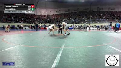 200 lbs Round Of 32 - Carsyn Kimrey, Union JH vs Isaac Cobbs, Unattached Assassins