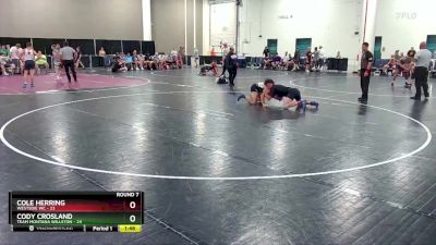 157 lbs Round 7 (10 Team) - Cody Crosland, Team Montana Willston vs Cole Herring, Westsdie WC