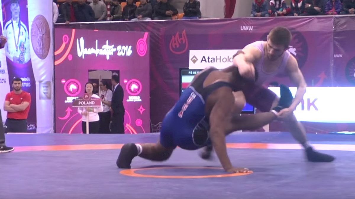 86kg, J'den Cox, USA vs Baranowski, Poland