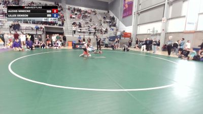 50 kg Cons. Rd Of 16 - Alexis Winecke, Rabid Dawg vs Lillee Denson, Michigan Wrestling Academy
