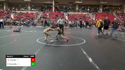 64 lbs Round 4 - Roper Franks, Fredonia Wrestling Club vs Prestigious Connally, Unattached