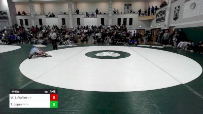 144 lbs Round Of 32 - Will LaVallee, Saint John's Prep vs Thiago Lopes, Plymouth North