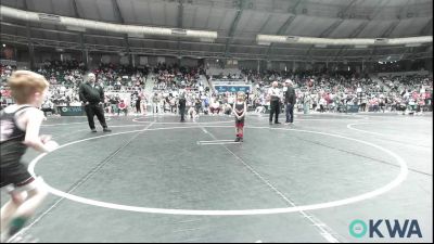 37 lbs Consolation - Jociana Martinez, Tuttle Wrestling vs Colt Manuel, Blackwell Wrestling Club