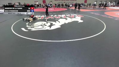 138 A Cons. Round 1 - Maci Stemmons, Menlo College vs Jennifer De La Torre, William Jewell College