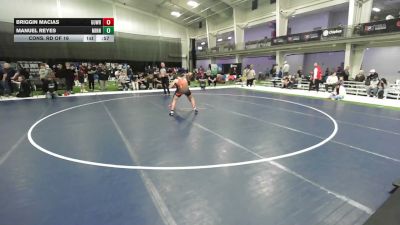 157 lbs Cons. Rd Of 16 - Briggin Macias, Guymon Wrestling vs Manuel Reyes, Minnesota