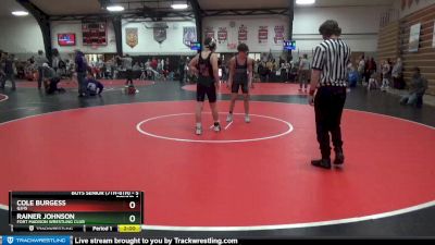 5 lbs Round 4 - Cole Burgess, QJHS vs Rainer Johnson, Fort Madison Wrestling Club