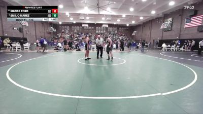 175 lbs Champ. Round 1 - Emilio Marez, Roosevelt vs Matias Ford, San Luis Obispo