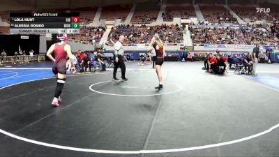 114-D1 Champ. Round 1 - Lola Hunt, Liberty High School vs Alessia Romeo, Boulder Creek High School