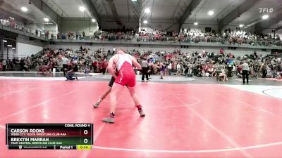 150 lbs Cons. Round 4 - Carson Rooks, Webb City Youth Wrestling Club-AAA vs Brextin Marrah, Team Central Wrestling Club-AAA