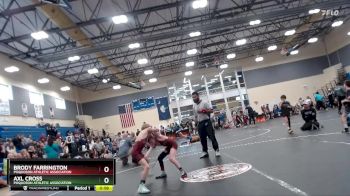 58 lbs Round 4 - Axl Cross, Poquoson Athletic Association vs Brody Farrington, Poquoson Athletic Association