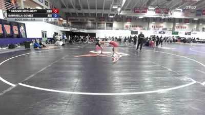 124 lbs Cons. Round 5 - Gabriella Gomez, McKendree University vs Brooke McCurley, Colorado Mesa University