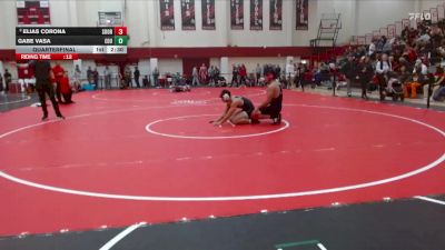197 lbs Quarterfinal - Gabe Vasa, Eastern Oregon University (OR) vs Elias Corona, Southern Oregon