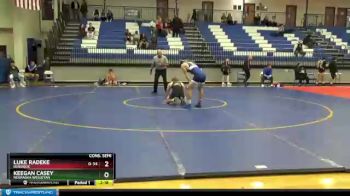 149 lbs Cons. Semi - Luke Radeke, Dubuque vs Keegan Casey, Nebraska Wesleyan