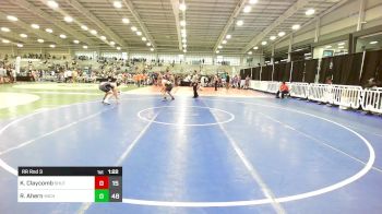 220 lbs Rr Rnd 3 - Kyler Claycomb, Team Shutt The Shop vs Ryan Ahern, Michigan Grapplers Blue