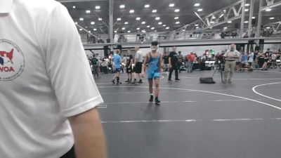 113 lbs Round 4 (6 Team) - Lucas Romano, East Coast Time Out vs Ethan Hauser, Savage WA Boogiemen