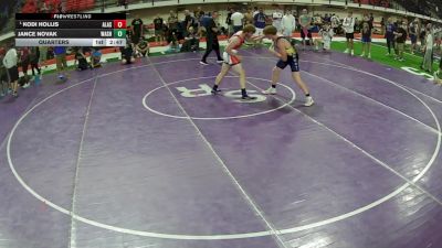 165 lbs Quarters - Kodi Hollis, Alaska vs Jance Novak, Washington