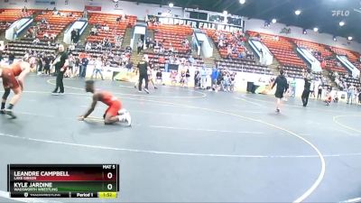 145 lbs Cons. Round 4 - Leandre Campbell, Lake Gibson vs Kyle Jardine, Wadsworth Wrestling