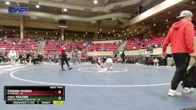 96 lbs Cons. Round 5 - Tanner Morris, El Dorado vs Colt Frazier, Greater Heights Wrestling