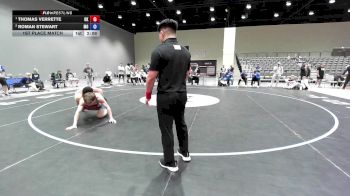 144 lbs 1st Place Match - Thomas Verrette, OK vs Roman Stewart, MO