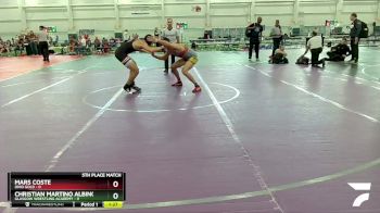 138 lbs 5th Place Match - Christian Martino Albino, Glasgow Wrestling Academy vs Mars Coste, Ohio Gold