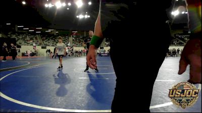 96 lbs Final - Titus Marple, Tuttle Wrestling vs Jackson Beckley, Team Tulsa Wrestling Club