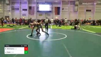 137 lbs Consolation - Austin Simmons, Bakersfield Wrestling Club vs Joe Coon, Thunder