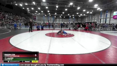 75 lbs Quarterfinal - Ty Knopp, Lakeland WC vs Mason Cox, Warden Elite Wrestling